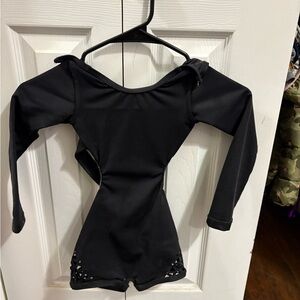 Hamilton Black Theatrical Leotard